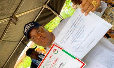 Certificate of Return: Party faithful receive Adekoya, say his re-election certain