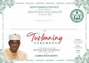 Emir of Keffi Set To Turban Buratai as Garkuwan