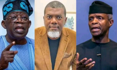 APC Primary: Reno Omokri Praises Tinubu, Knocks Osinbajo Over Alleged Betrayal