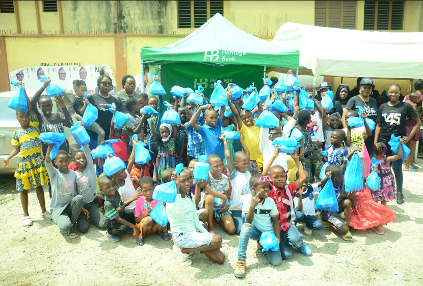 Heritage Bank drives sustainable banking practices, feeds 500 underprivileged children