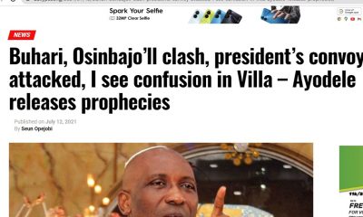 How Primate Ayodele Forewarned Attack On President Buhari’s Convoy Since 2021 (PROOF)
