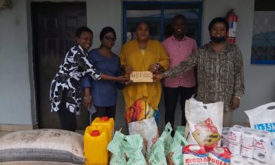 Disciples Of TB Joshua Visit Old People's Home With Food Items, Cash Gift
