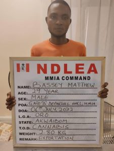 NDLEA Intercepts Orphan, Father Of One, Excretes Multiple Wraps Of Cocaine