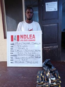 NDLEA Intercepts Orphan, Father Of One, Excretes Multiple Wraps Of Cocaine