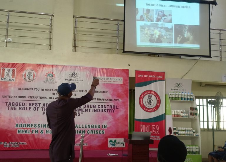NDLEA appeals to entertainment industries to stop promoting drug abuse contents in presentation