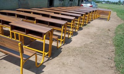 Jubilations as Kizito School Gets New Sets of Furniture