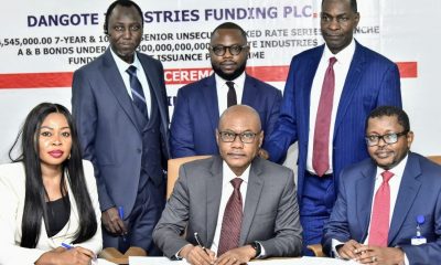 DANGOTE INDUSTRIES COMPLETES ISSUANCE OF ₦187.6BN SERIES 1 FIXED RATE SENIOR UNSECURED BOND, MARKING NIGERIA’S LARGEST CORPORATE BOND ISSUANCE
