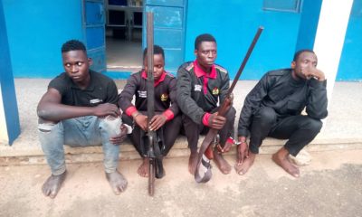 Edo police parade member of vigilante group for alleged illegal road block, extortion