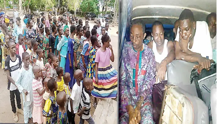 Ondo state police rescued Kidnapped 77 Church Members Kept Underground For Rapture