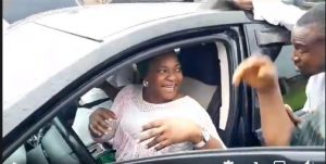 Primate Ayodele Surprises ‘Omije Oju Mi’ Crooner, Bunmi Akinnanu With Car Gift On Her Birthday (VIDEO)