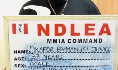 EX-Footballer Arrested at Lagos Airport For Trafficking