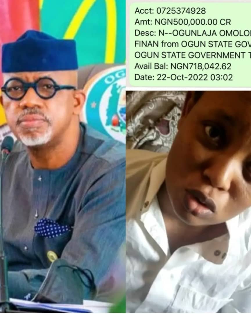 VIDEO : MIX-RREACTIONS TRAIL OMOLOLA OGUNLAJA ’s #500,000 SURGICAL DONATION FROM OGUN STATE GOVERNMENT AS FAMILY PRAISES THE GOVERNOR