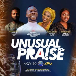 Genesis Global's Prophet Israel Ogundipe Shakes Alausa With "Unusual Praise", Nov 20
