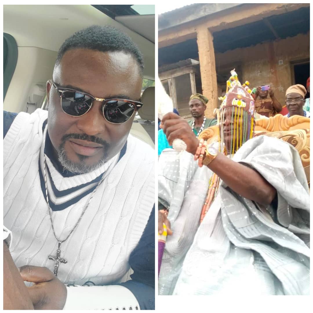 The Illustrious Hero Of Erukucity Dr. Oluwatoyin Aborisade Commemorates With Owa Of Eruku, Oba Busari Olarewaju Amuludunloye1 On His 10th Coronation Anniversary