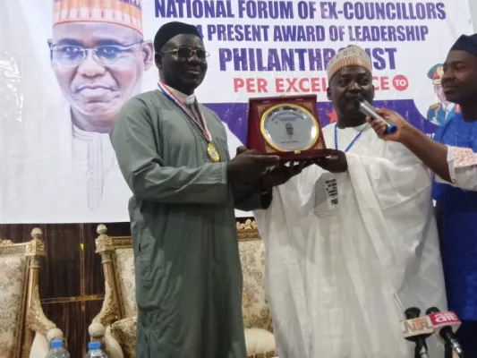 Buratai Canvass support for Tinubu As Forum Of Ex-Councillors Awards Him Leadership Philanthropist Per Excellence