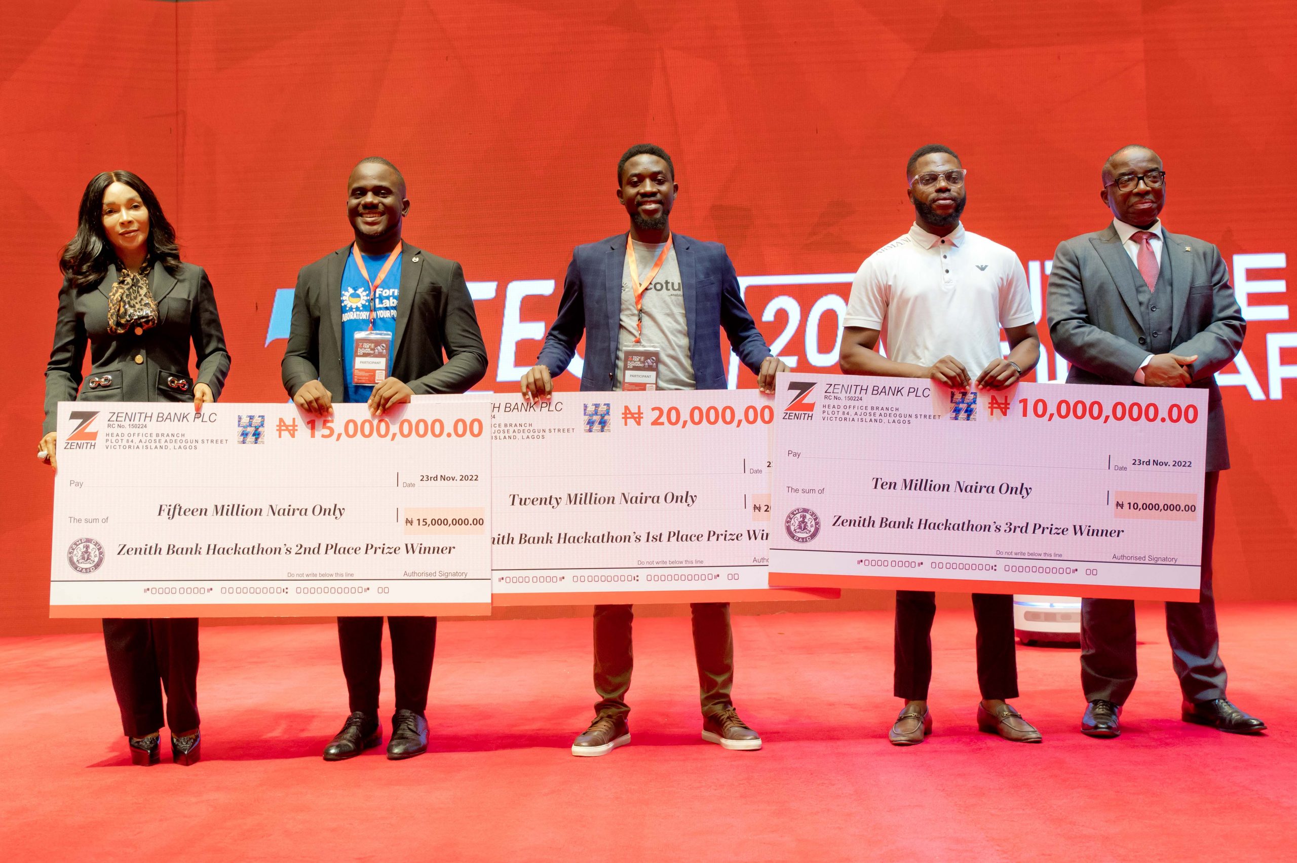 ZENITH TECH FAIR 2.0 ENDS ON A HIGH AS HACKATHON FINALISTS ARE REWARDED WITH N53M