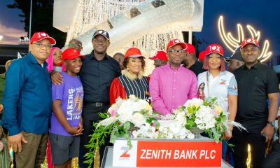 ZENITH BANK ACTIVATES THE YULETIDE SEASON WITH AJOSE ADEOGUN STREET CHRISTMAS LIGHT-UP