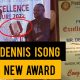 DENNIS ISONG BAGS THE PRESTIGE EXCELLENCE AWARD; TWICE AS MUCH IN 2022.