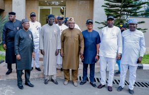 Tinubu: Abdulmalik, Olonisakin, Buratai, Others Visit Lagos, Meets Lagos Speaker (photos)