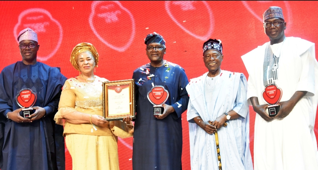 Dangote emerges as Vanguard’s personality of the year