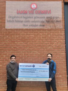 SCOAN'S PARTNERS DONATES £10,000 TO TURKEY EARTHQUAKE RELIEF