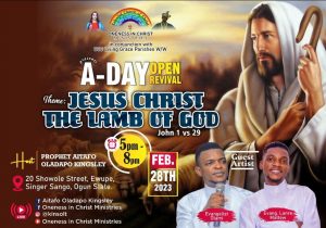 Prophet Kingsley Warms Youth Ahead of Saturday’s Election, Organises A Day Open Revival