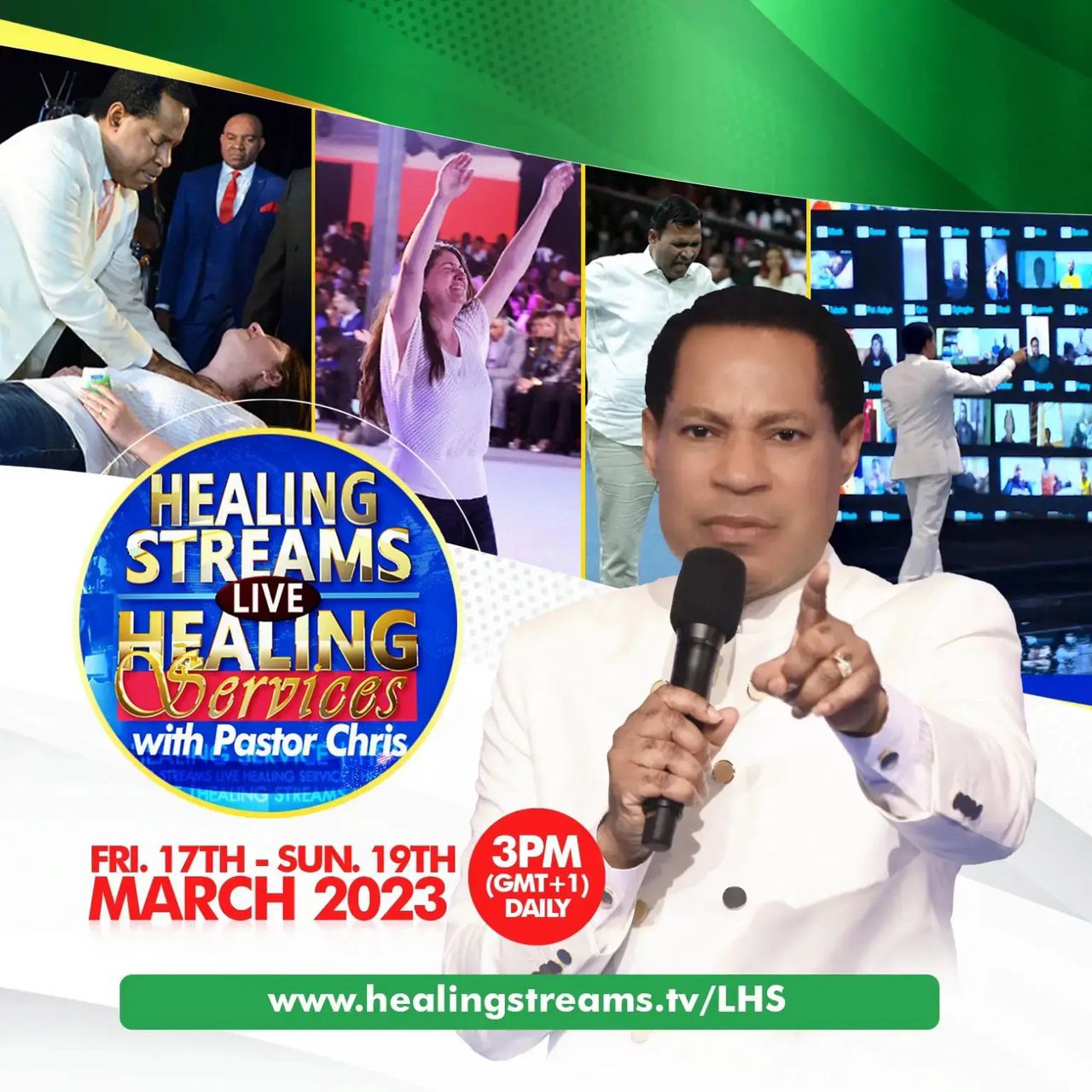 It’s Another Session Of Miracles At The March 2023 Healing Streams Services With Pastor Chris