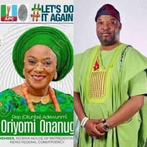 Aare Adetola Emmanuel King Congratulates Hon. Adewunmi Onanuga ‘Ijaya’ on Her Re-election