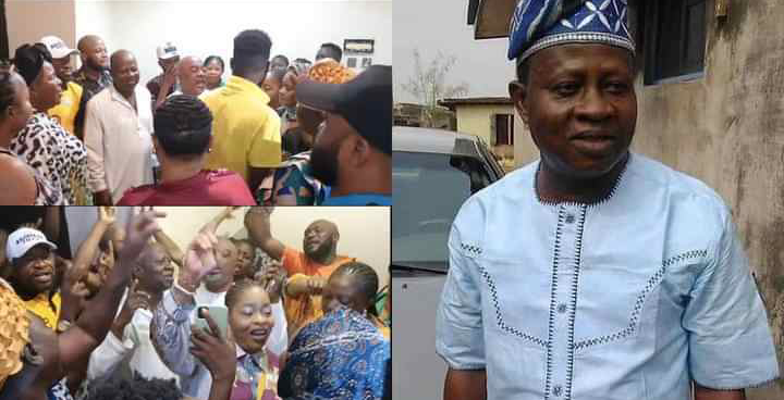 Celebrities surprised veteran Actor Kayode Aderupoko 