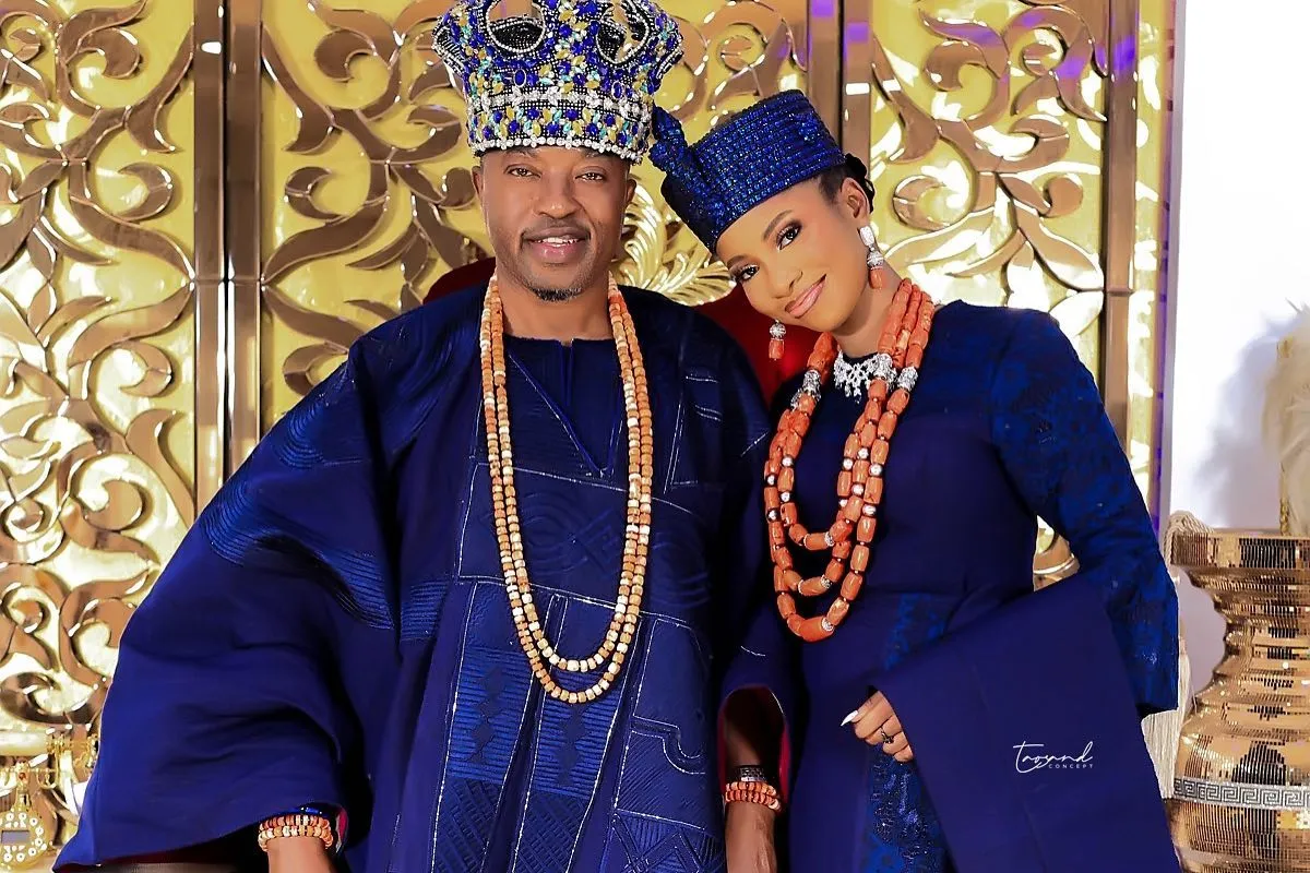 Oluwo Of Iwo And His Wife Welcome First Child