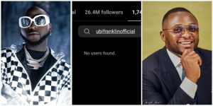 Why Davido Allegedly Unfollowed Ubi Franklin