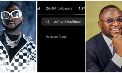 Why Davido Allegedly Unfollowed Ubi Franklin