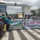 APC SUPPORT GROUPS STORM LAGOS GOVT HOUSE IN SUPPORT OF ASIWAJU'S PRESIDENCY