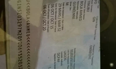 Guinea Government Opens Up On  Tinubu’s Dual Citizenship