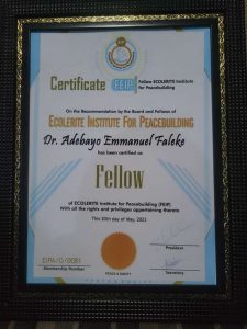 Broadcaster Bayo Faleke and Others Inducted by EIPA