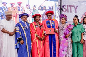 Photos: Obasa Celebrates With Graduands, Awardees At LASU's Convocation
