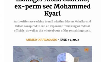 Rejoinder: Scavengers Cart Away $4 Million from $76 Million Cash Haul Stockpiled in Abuja Apartment by Aisha Odariko and Ex-Perm Sec Mohammed Kyari