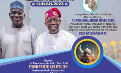 EID-EL-KABIR: BURATAI FOUNDATION CONGRATULATES PRESIDENT TINUBU, NIGERIANS, MUSLIM UMMAH