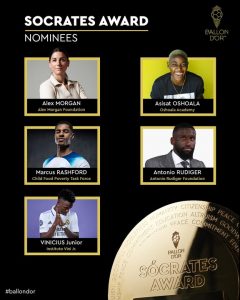 Asisat Oshoala Nominated For The Socrates Award