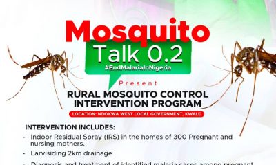 #EndMalariaInNigeria ; Nursing mother,300 pregnant women to benefit in community Mosquito control intervention in Kwale Delta state