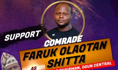 Faruk Olaotan Shitta Declares For Vice-Chairmanship Of NYCN