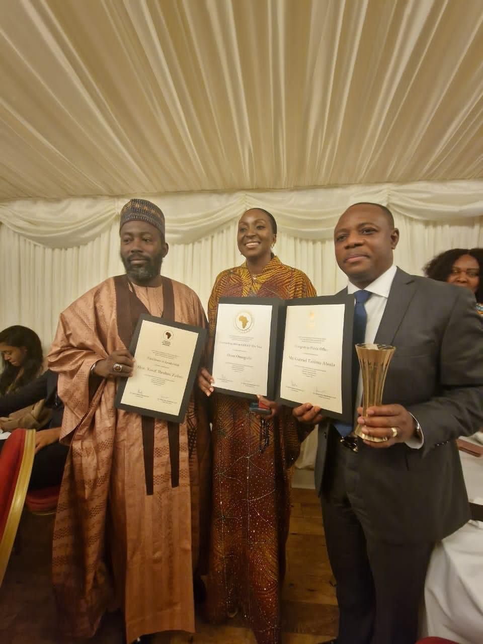 Ex-Kaduna Speaker receives UK Parliament's 13th African Achievers Award