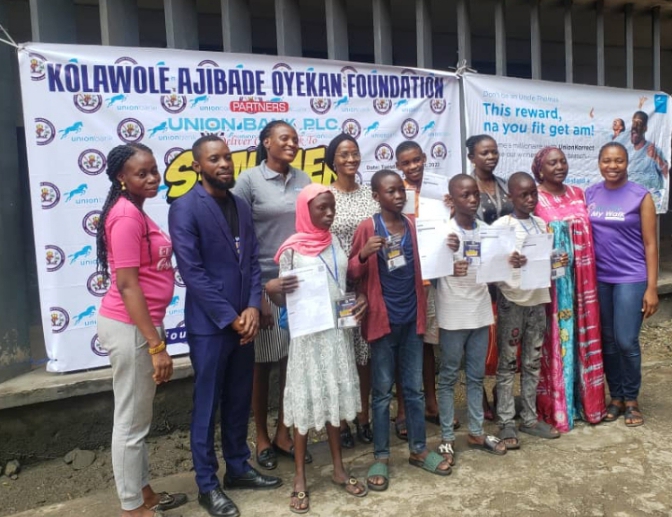 CSR: Kolawole Ajibade Oyekan Foundation Partners Union Bank To Empower Summer Coaching Students With Career Talk, Financial Literacy