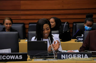 Dr. Ambassador. Sonnia Agu made Nigerians proud at the African Union Headquarters in Ethiopia