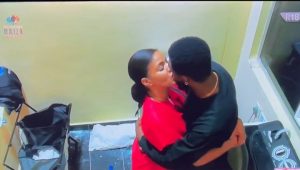 BBNaija: Finally, Venita And Adekunle Kissed
