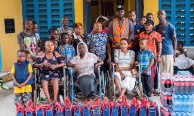 ICYMI] Prince Taiwo Oyekan Visits Physically-Challenged People’s Academy, Gifts Food Items, Assorted Carbonated Drinks