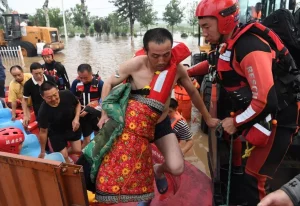 Alarming pictures show floods in China, Philippines As Predicted By Pro. Kingsley
