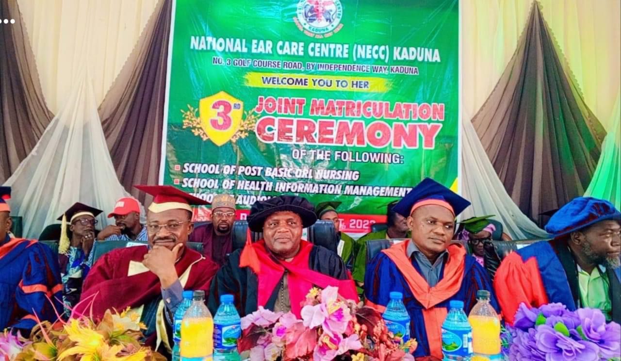 MD NATIONAL EAR CARE CENTER KADUNA CHARGES MATRICULATING STUDENTS TO TAKE ADVANTAGE OF OUR MOULD OF TRAINING