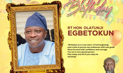 Birthday: Oludotun Celebrates Rt Hon Egbetokun, Extols His Leadership Skills