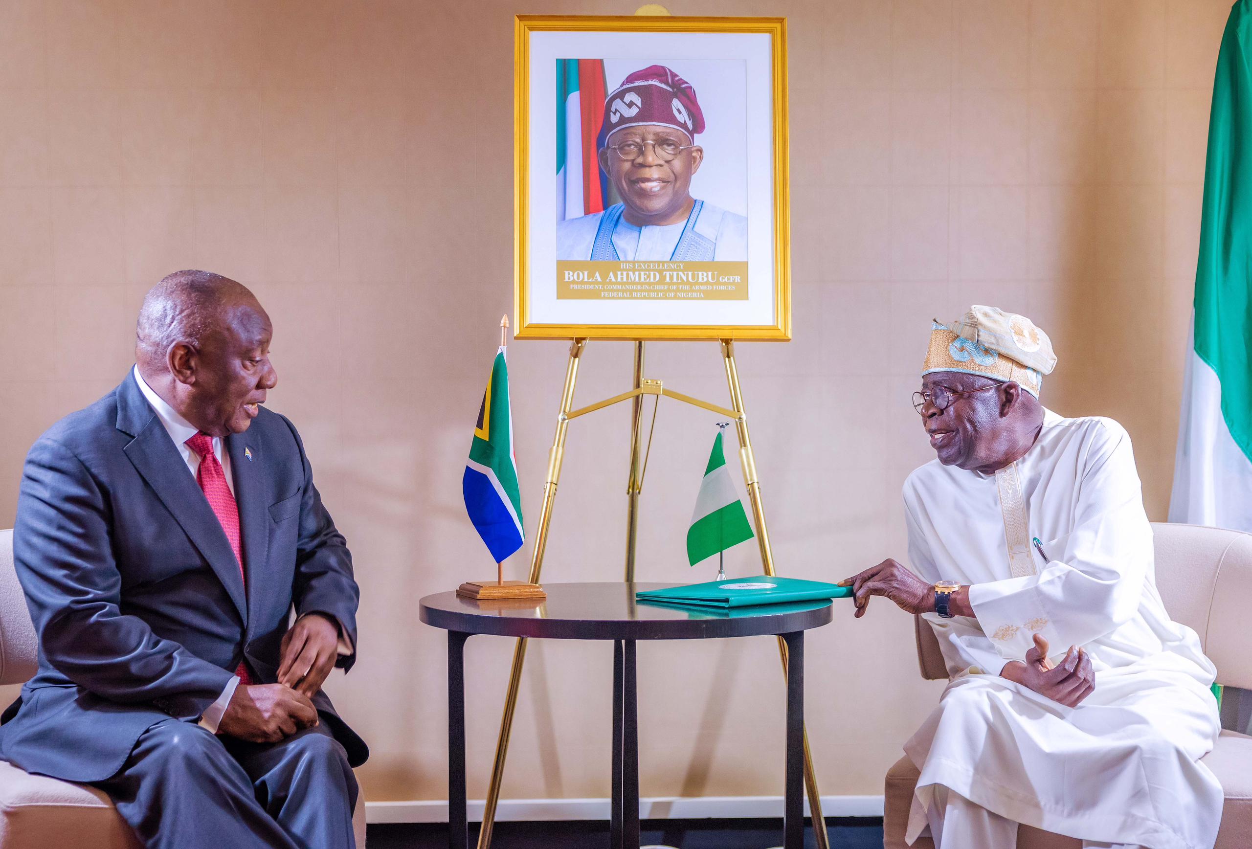 PRESIDENT TINUBU ADVANCES STRONGER ECONOMIC TIES WITH SOUTH AFRICA